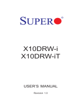 Supermicro SUPERO X10DRW-iT User manual