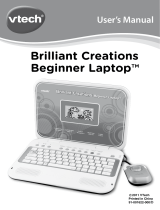 VTech Brilliant Minds Beginnr Laptop User manual