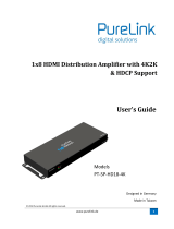 PureLink PT-SP-HD18-4K User guide