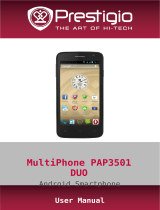 Prestigio MultiPhone 3501 DUO User manual