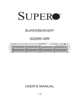 Supermicro SuperServer 5028R-WR User manual