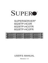 Supermicro SuperServer 6028TP-HC0TR User manual