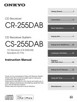 ONKYO CS-255DAB User manual