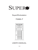 Supermicro SuperWorkstation 7048A-T User manual