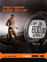 Timex Ironman 250-Lap Sleek User guide