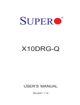 Supermicro X10DRG-Q User manual