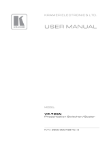 Kramer Electronics VP-725N User manual