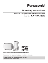 Panasonic KXPRX150E Owner's manual
