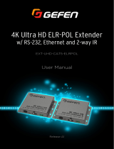 Gefen EXT-UHD-CAT5-ELRPOL User manual