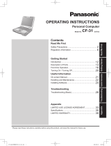 Panasonic 31 User manual