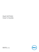 Dell S2715H User guide