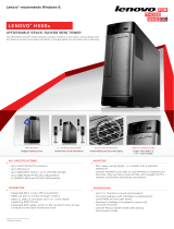 Lenovo H500s Datasheet