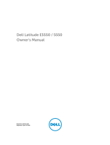 Dell Latitude E5550/5550 Owner's manual
