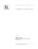 Kramer VS-211HA User manual