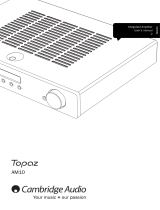 Cambridge Audio TOPAZ AM10 User manual