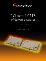 Gefen EXT-DVI-1CAT6-GI User manual