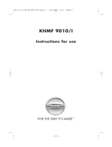 KitchenAid KHMF 9010/I User guide