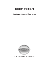 KitchenAid KCDP 9010/I User guide