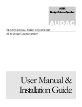 AUDAC AXIR User manual