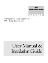 AUDAC GIAX User manual