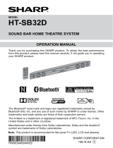 Sharp HT-SB32D User manual