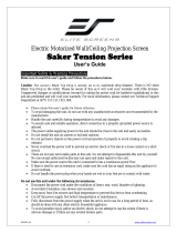 Elite Screens Saker Tab-Tension 106" User manual