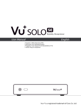Vu+ SOLO SE User manual