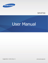 Samsung Gear S  R750 User manual