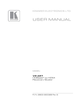 Kramer Electronics VP-427 User manual