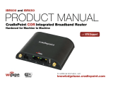 Cradlepoint COR IBR600 User manual