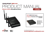 Cradlepoint MBR1400LP2-EU User manual