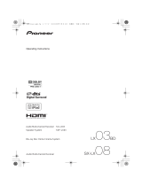 Pioneer LX03BD Operating instructions