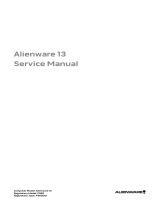 Alienware 13 User manual