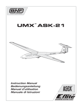 E-flite E-FLITE UMX ASK-21 User manual