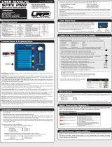 LRP Spin Pro Brushless Speed-Control User manual