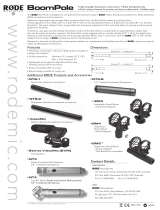 Rode BOOMPOLE Specification
