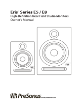 PRESONUS E5 User manual