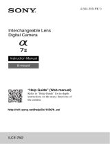 Sony ILCE-7M2 User manual