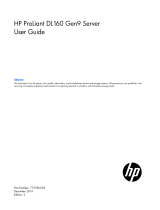 Hewlett Packard Enterprise DL160 G9 User guide