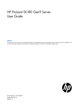 Hewlett Packard Enterprise DL180 G9 User guide