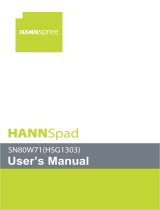 Hannspree SN-80W71 User manual