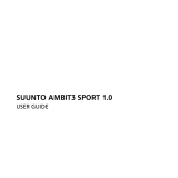 Suunto Ambit3 Owner's manual