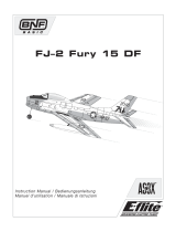 E-flite Fury 15 DF BNF Basic User manual