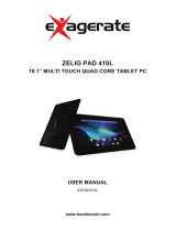 Exagerate Exagerate ZELIG PAD 410 User manual