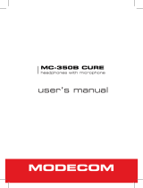 Modecom MC-350B CURE User manual
