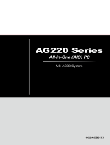 MSI AG220 Series User manual