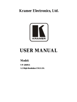 Kramer Electronics VP-200N5 User manual