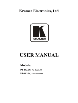 Kramer PT-102AN User manual