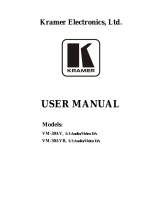Kramer Electronics VM-30AVB User manual