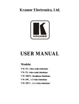 Kramer VM-50V User manual